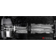 Silencieux arrière en inox sorties Carbon Shot MINI F56 JCW 2.0 (170KW) 2014 - Aujourd'hui