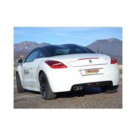 Échappement arrière en inox 2 sorties 90mm Peugeot RCZ 1.6 TURBO (147KW) 2010 - 2015