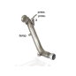 Tube suppression catalyseur + tube suppression filtre à particules MERCEDES Classe C  (W204) C220CDI (125kW) 2007 - 2009