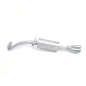 Pot d'échappement arrière en inox SKODA Fabia 1.2TSI (63/77KW) 2010 - 2014