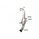 Catalyseur sport + tube remplacement FAP inox Citroën C3 1.6HDI - 1.6EHDI (82KW) 11/2009 - 2013