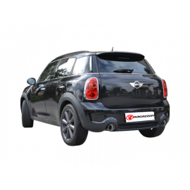 Silencieux arrière duplex en inox 1 sortie ronde 90mm MINI COUNTRYMAN ALL4 2.0D COOPER SD (105KW) 2011 - AUJOURD'HUI