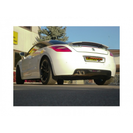 Échappement arrière en inox 2 sorties 90mm Peugeot RCZ 1.6 TURBO (147KW) 2010 - 2015