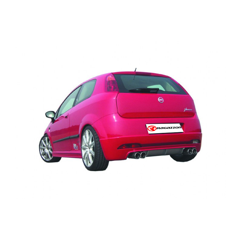 Ligne D'échappement Complète Pour FIAT PUNTO (176) 1.6 90CH - Silencieux Et Tubes - Acier Aluminé - Garantie 30 Mois