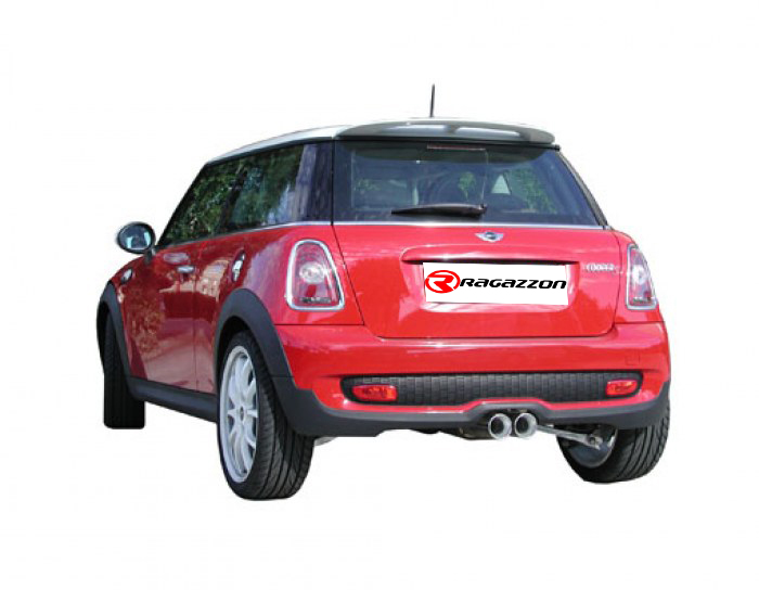 Silencieux Arrière Pour MINI Cooper R56/R57/R58/R59 1.6 (2010-2015) - Acier Aluminié, Kit De Montage Inclus, 30 Mois Garantie