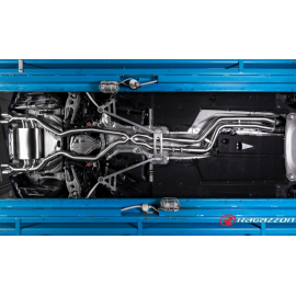 Tube intermédiaire + Silencieux arrière avec valves Bmw M4 F82 (Coupe) 3.0 V6 (317KW) 2014 - Aujourd'hui