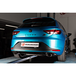 Silencieux arrière duplex Seat Leon III(5F) 2.0TSI CUPRA 265 (195KW) 2014 - Aujourd'hui sortie ovale Sport Line 135x90 mm
