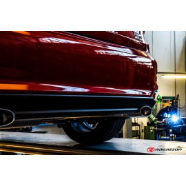 Pot d'echappement arrière duplex en inox Fiat Tipo (typ356) 1.4TJET (88kW) 2016 - Aujourd'hui