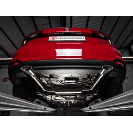 Pot d'echappement arrière duplex en inox Fiat Tipo (typ356) 1.4TJET (88kW) 2016 - Aujourd'hui