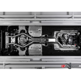 Silencieux arrière duplex Avec valves à dépression Alfa Romeo Stelvio Quadrifoglio 2.9 Bi-Turbo (375kW) 2017 - Aujourd'hui