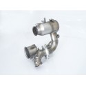 Catalyseur sport Groupe N + suppression FAP en inox Audi A3 1.6TDI (81KW) 2013 - 2017