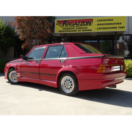 Silencieux arrière en inox Alfa romeo 75 1.8 TURBO EVOLUZIONE 1987 - 1991