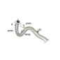Tube suppression catalyseur + tube suppression filtre à particules Audi A5 SPORTBACK 2.7TDI V6 (140KW) 09/2007 - 2011