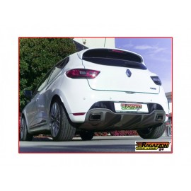 Silencieux d'échappement arrière duplex en inox 1 sortie ronde 54mm Renault Clio IV RS 1.6 TURBO (147KW) 2013 - AUJOURD'HUI