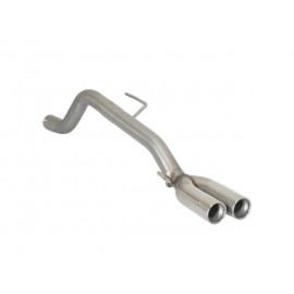 Tubo posteriore Gr. N inox con terminali rotondi 2x70 mm sfalsati ABARTH 1.4 TJET (114KW) 10/2007 - Oggi
