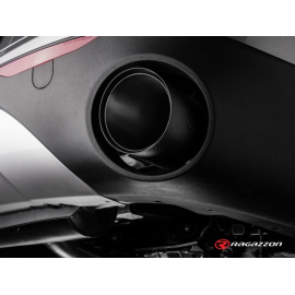 Embout d'échappement ronde Carbon Shot Alfa Romeo Stelvio 2.2 TURBO DIESEL (110KW) 2017 - Aujourd'hui