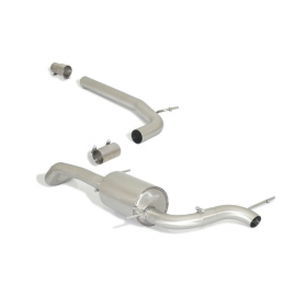 Silencieux intermédiaire inox + Silencieux arrière en inox Seat Ibiza(6P) SC 1.8TSI CUPRA (141KW) 2015 - 2017