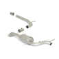 Silencieux intermédiaire inox + Silencieux arrière en inox Seat Ibiza(6P) SC 1.8TSI CUPRA (141KW) 2015 - 2017
