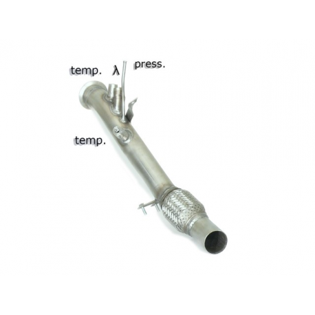 Tube suppression catalyseur + tube suppression FAP en inox BMW Série 1 F21 114D (70KW - N47) 2012 - 2015