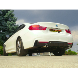 Silencieux arrière duplex BMW Série 3 F30(SEDAN) 318D - 318D XDRIVE (105KW) 02/2012 - Aujourd'hui sortie ronde 80 mm