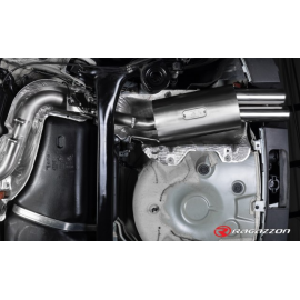 Tube intermédiaire groupe n  + Silencieux arrière en inox Volkswagen Polo 6C 1.8TSI (141KW) 2014 - Aujourd'hui