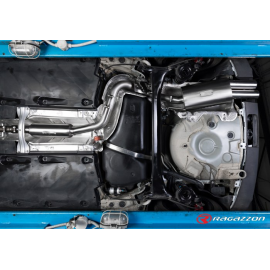 Tube intermédiaire groupe n  + Silencieux arrière en inox Volkswagen Polo 6C 1.8TSI (141KW) 2014 - Aujourd'hui