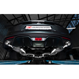 Silencieux intermédiaire inox + Silencieux arrière en inox Ford Mustang VI COUPÉ 5.0 V8 GT (310KW) Ø76MM 2015 - aujourd'hui