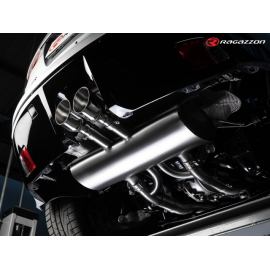 Tramo intermedio grupo N en acero inox + Silencioso trasero grupo N Jaguar F-Type S 3.0 V6 (280Kw) 380cv 2013 - Hoy