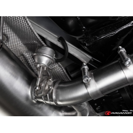Tramo intermedio grupo N en acero inox + Silencioso trasero grupo N Jaguar F-Type S 3.0 V6 (280Kw) 380cv 2013 - Hoy