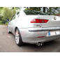 Endschalldämpfer in Edelstahl Alfa Romeo 156 1.9JTD (77/81/85/103/110KW) BERLINA + SPORTWAGON 1997 - 11/2006