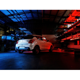Silencieux arrière duplex en inox Carbon Shot Suzuki SWIFT 1.4 BOOSTERJET (103KW) 2017 - Aujourd'hui