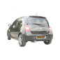 Échappement arrière en inox sortie Ovale Renault Twingo 2 RS 1.6 16V (98KW) 06/2007 - 2014