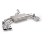 Silencieux arrière duplex en inox avec valves integrées Audi TTS 2.0TFSI QUATTRO (228KW) 10/2014 - 06/2018