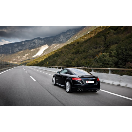 Silencieux arrière duplex en inox avec valves integrées Audi TTS 2.0TFSI QUATTRO (228KW) 10/2014 - 06/2018