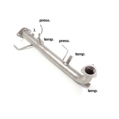 Tube suppressioncatalyseur + tube suppression filtre à particules Toyota Land Cruiser 3.0D-4D (140KW) 2010 - 2015 Tube suppressioncatalyseur + tube suppression filtre à particules Toyota Land Cruiser 3.0D-4D (140KW) 2010 - 2015