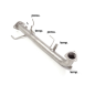 Tube suppressioncatalyseur + tube suppression filtre à particules Toyota Land Cruiser 3.0D-4D (140KW) 2010 - 2015 Tube suppressioncatalyseur + tube suppression filtre à particules Toyota Land Cruiser 3.0D-4D (140KW) 2010 - 2015