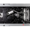 Silencieux intermédiaire + Tubes arrières en inox Porsche Cayenne (536) 3.0 V6 (250kW) 2017 - 2018 (no Euro6D-Temp)