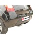 Pot d'échappement arrière en inox 2 sorties rondes 70mm Renault Twingo II 1.6 16V RS (98KW) 06/2007 - 2014