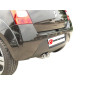 Pot d'échappement arrière en inox 2 sorties rondes 70mm Renault Twingo II 1.6 16V RS (98KW) 06/2007 - 2014