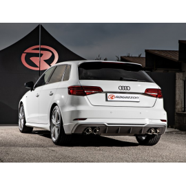 Pot d'échappement arrière duplex en inox Audi A3 35TFSI (110KW) 09/2018 - Aujourd'hui