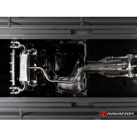 Pot d'échappement arrière duplex en inox Audi A3 35TFSI (110KW) 09/2018 - Aujourd'hui
