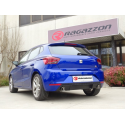 Silencieux d'échappement arrière duplex en inox Seat Ibiza MK5 (6F) 1.0TSI (85KW) FR 2017 - 11/2020