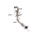 Tube remplacement Catalyseur + tube  remplacement FAP en inox FORD C-MAX PHASE (2) 1.6TDCI (85KW) 10/2010 - 2015