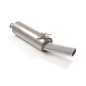 Posteriore inox con terminale Alfa Romeo 145 1.3 IE -1.6 IE - 1.7 16V 1994 - 1996