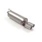 Silencieux arrière en inox sorties rondes 80 mm Volkswagen New Beetle 1.8 TURBO (110KW) - 2.0I (85KW) 08/1997 - 2005